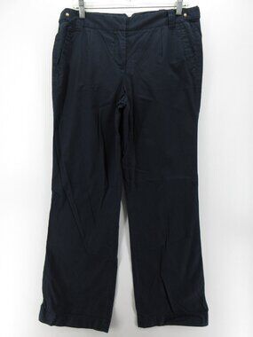 J Crew Pants 10 Y2K Broken In Chino City Fit Side Tabs Classic Twill